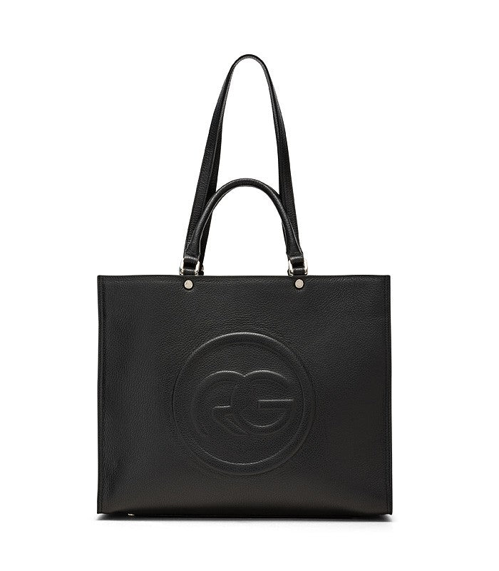 Roberta Gandolfi Roberta Pelle Large Borsa a mano in pelle con doppi spallacci per essere portata a spalla e tramezza