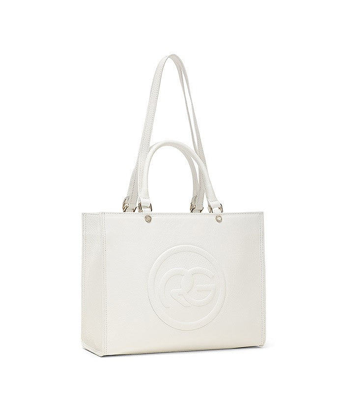 Roberta Gandolfi Roberta Pelle Medium Borsa A Mano In Pelle Con Doppi Spallacci Per Essere Portata A Spalla E Tramezza