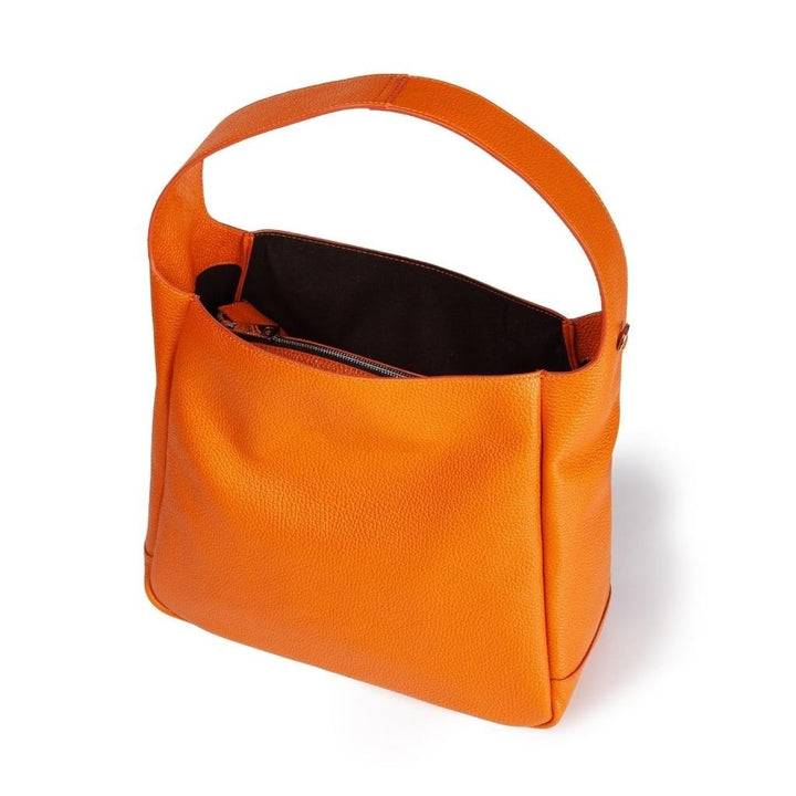 Roberta Gandolfi Samanta Hobo Midi Borsa A Spalla In Pelle Con Tramezza Interna