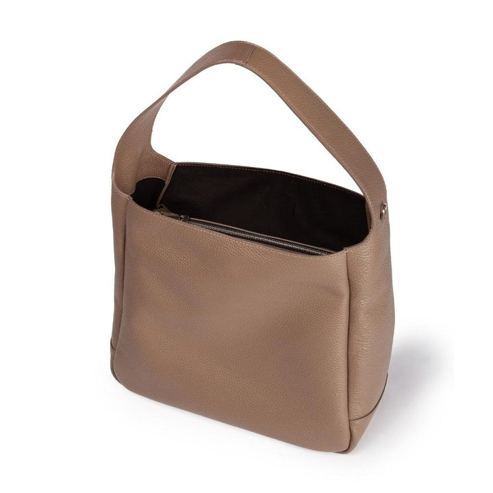 Roberta Gandolfi Samanta Hobo Midi Borsa A Spalla In Pelle Con Tramezza Interna