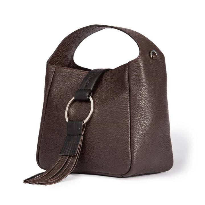 Roberta Gandolfi Samanta Hobo Small Borsa A Mano In Pelle Con Tracolla Staccabile