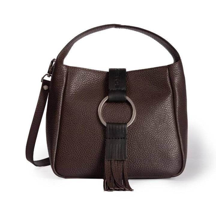 Roberta Gandolfi Samanta hobo small borsa a mano in pelle con tracolla staccabile