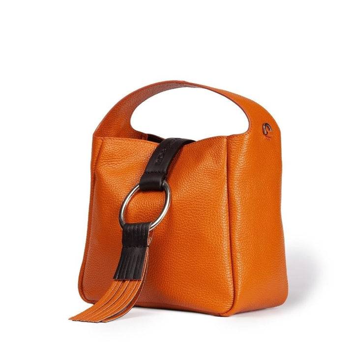 Roberta Gandolfi Samanta Hobo Small Borsa A Mano In Pelle Con Tracolla Staccabile