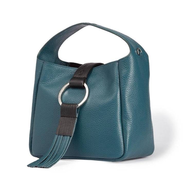 Roberta Gandolfi Samanta Hobo Small Borsa A Mano In Pelle Con Tracolla Staccabile