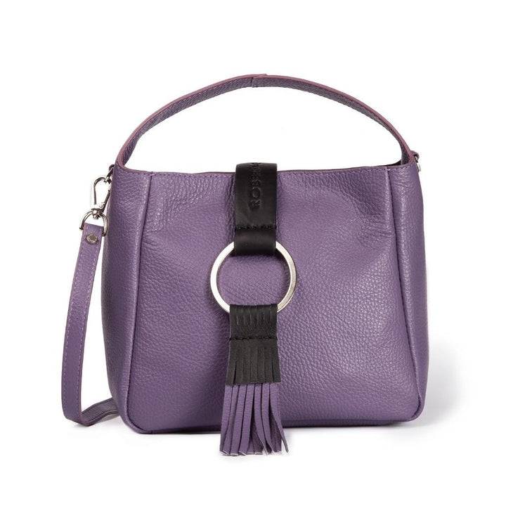 Roberta Gandolfi Samanta hobo small borsa a mano in pelle con tracolla staccabile