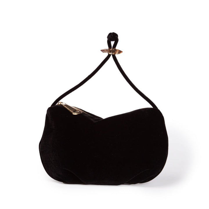 Roberta Gandolfi Sirenetta baguette in raso di seta ed elemento gioiello