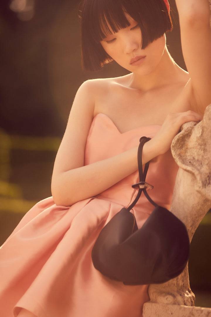 Roberta Gandolfi Sirenetta Baguette Velluto Plissè Con Elemento Gioiello