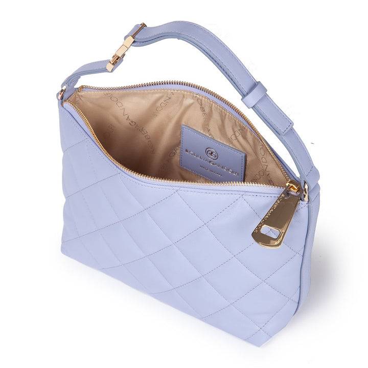 Roberta Gandolfi Sirenetta Matelassè Baguette Mini Bag In Nappa Trapuntata In Pelle Di Agnello