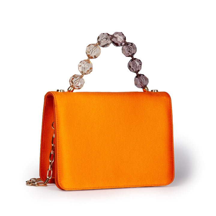 Roberta Gandolfi Sirenetta Mini Bag In Raso Di Seta E Manico Gioiello