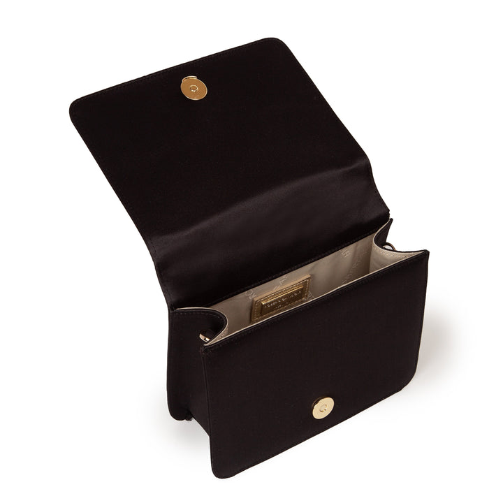 Roberta Gandolfi Sirenetta Mini Bag In Raso Di Seta E Manico Gioiello