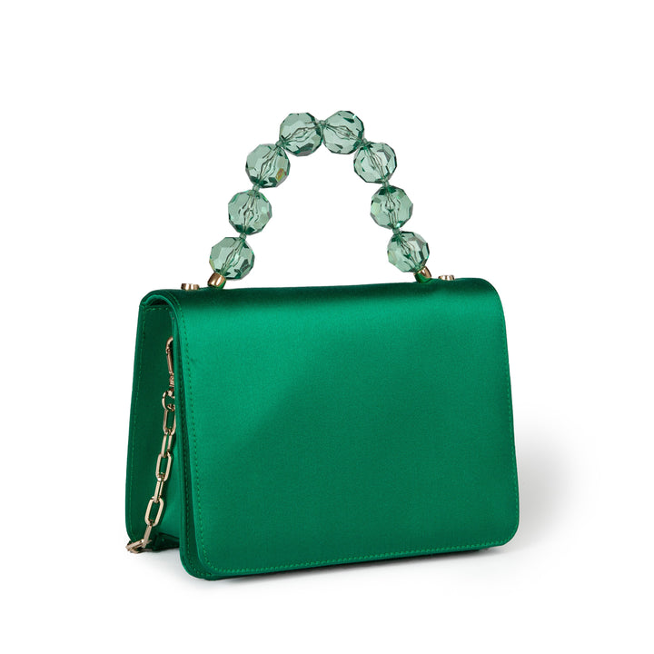 Roberta Gandolfi Sirenetta Mini Bag In Raso Di Seta E Manico Gioiello