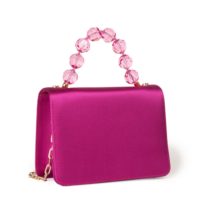 Roberta Gandolfi Sirenetta Mini Bag In Raso Di Seta E Manico Gioiello