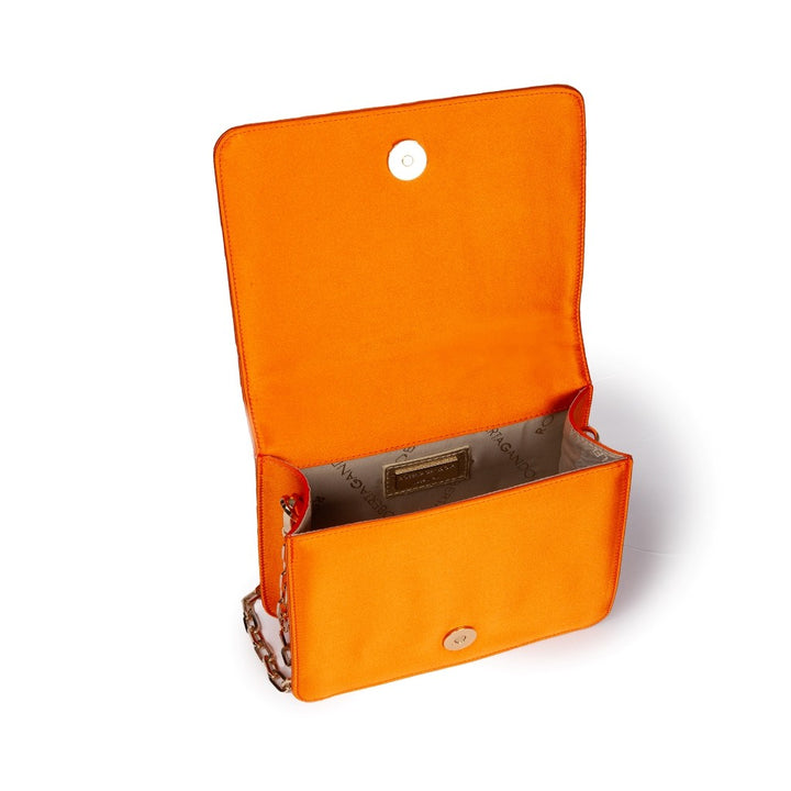 Roberta Gandolfi Sirenetta Mini Bag In Raso Di Seta E Manico Gioiello