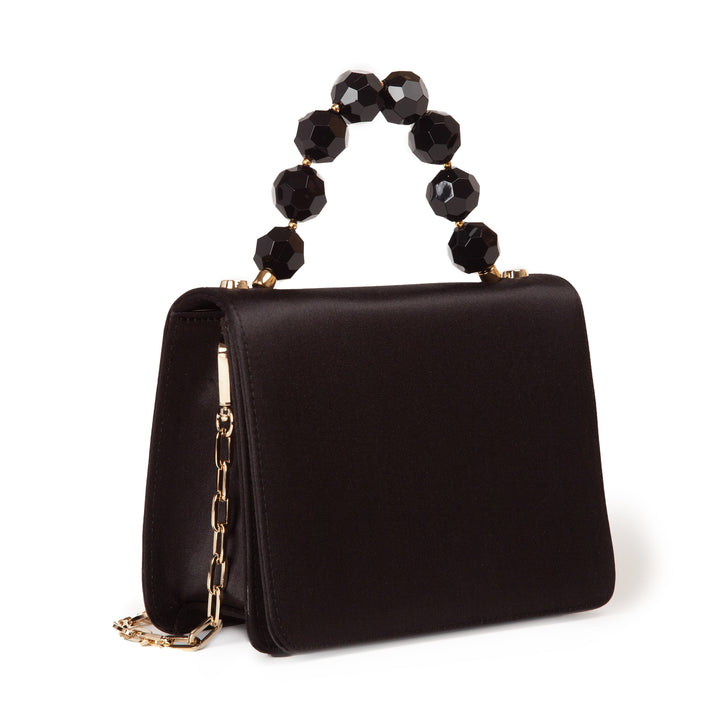 Roberta Gandolfi Sirenetta Mini Bag In Raso Di Seta E Manico Gioiello