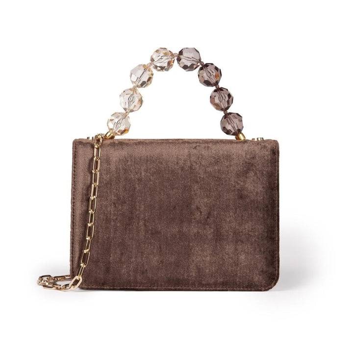 Roberta Gandolfi Sirenetta Mini Velluto di seta e manico gioiello