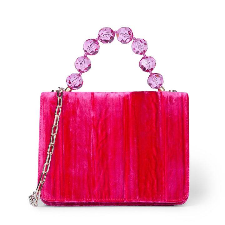 Roberta Gandolfi Sirenetta Mini Velluto Plissè e manico gioiello