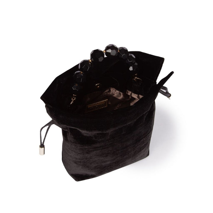 Roberta Gandolfi Sirenetta Tulip Mini Secchiello In Raso Di Seta E Manico Gioiello