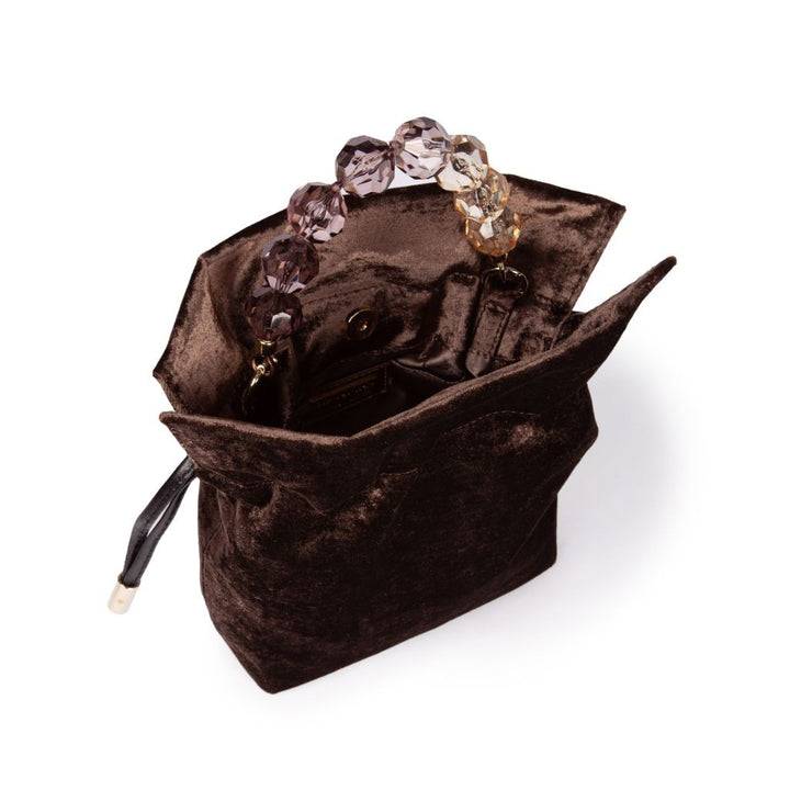 Roberta Gandolfi Sirenetta Tulip Velluto Di Seta E Manico Gioiello
