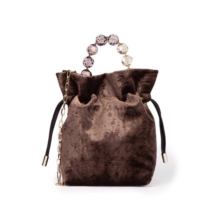 Roberta Gandolfi Sirenetta Tulip Velluto di seta e manico gioiello