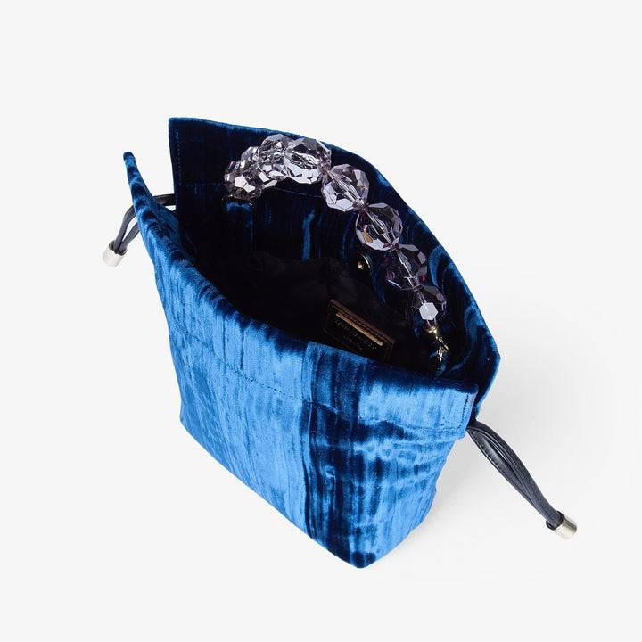 Roberta Gandolfi Sirenetta Tulip Velluto Plissè E Manico Gioiello