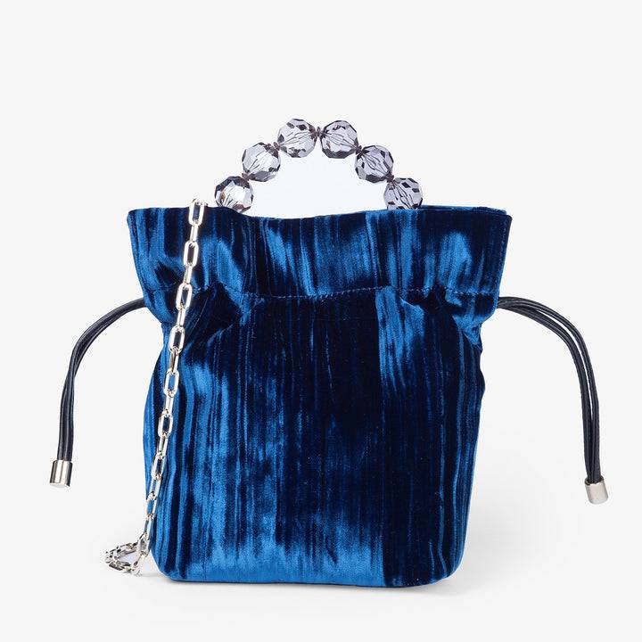 Roberta Gandolfi Sirenetta Tulip Velluto Plissè e manico gioiello