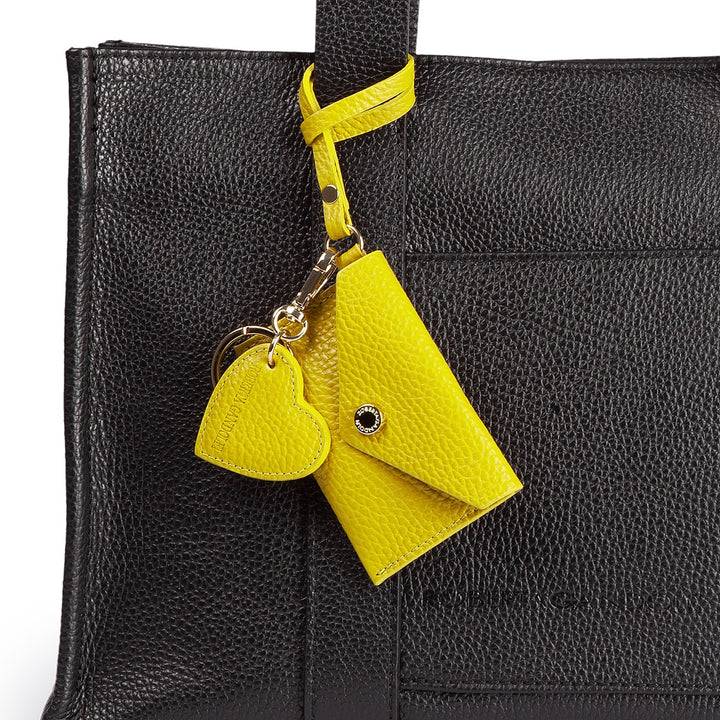 Roberta Gandolfi Tessa Shopping In Pelle Con Charms Colorato E Pratica Tasca Esterna