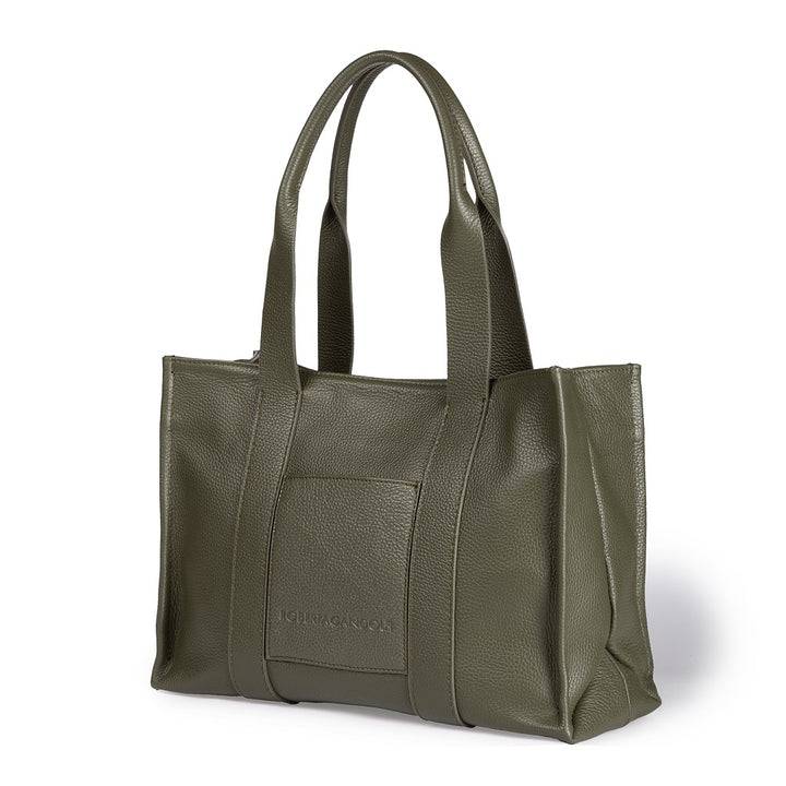 Roberta Gandolfi Tessa Shopping In Pelle Con Charms Colorato E Pratica Tasca Esterna