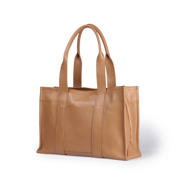 Roberta Gandolfi Tessa Shopping In Pelle Con Charms Colorato E Pratica Tasca Esterna