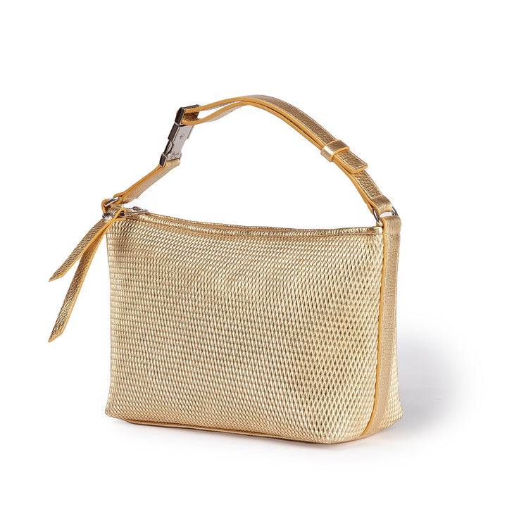 Roberta Gandolfi Yuma Baguette In Pelle Con Spallaccio Regolabile