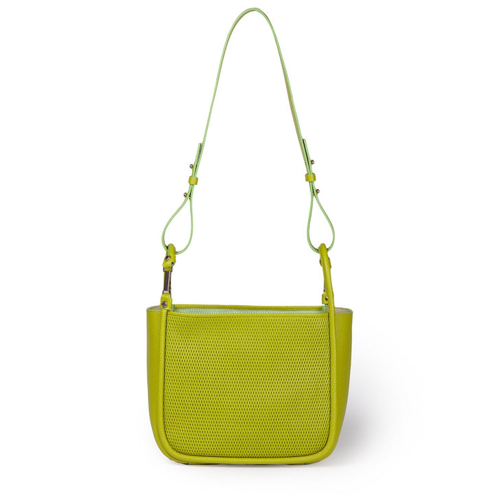 Roberta Gandolfi Yuma Medium 3 In 1 Borsa A Mano In Pelle Trasformabile Con Tracolla Staccabile