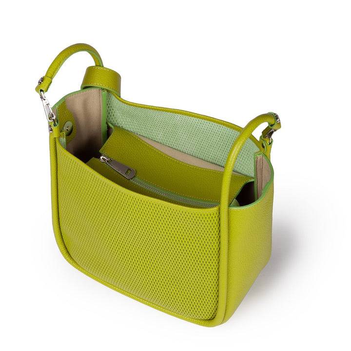 Roberta Gandolfi Yuma Medium 3 In 1 Borsa A Mano In Pelle Trasformabile Con Tracolla Staccabile