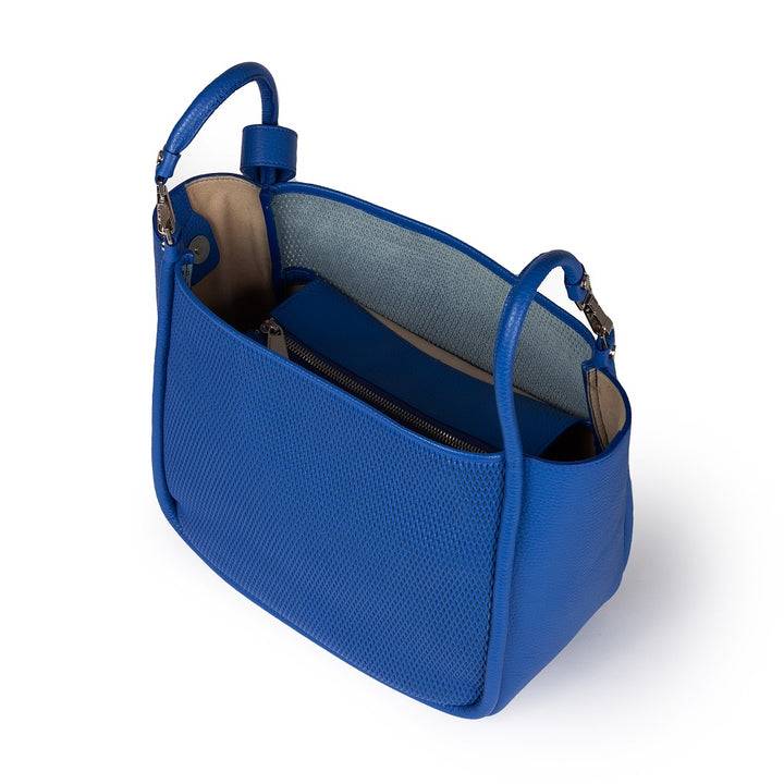 Roberta Gandolfi Yuma Small 3 In 1 Borsa A Mano In Pelle Trasformabile Con Tracolla Staccabile