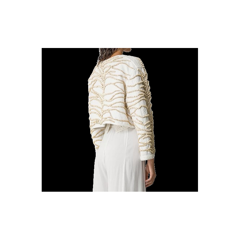 Roberto Fanella Forte_forte Giacca Jacquard Cotone Macramè