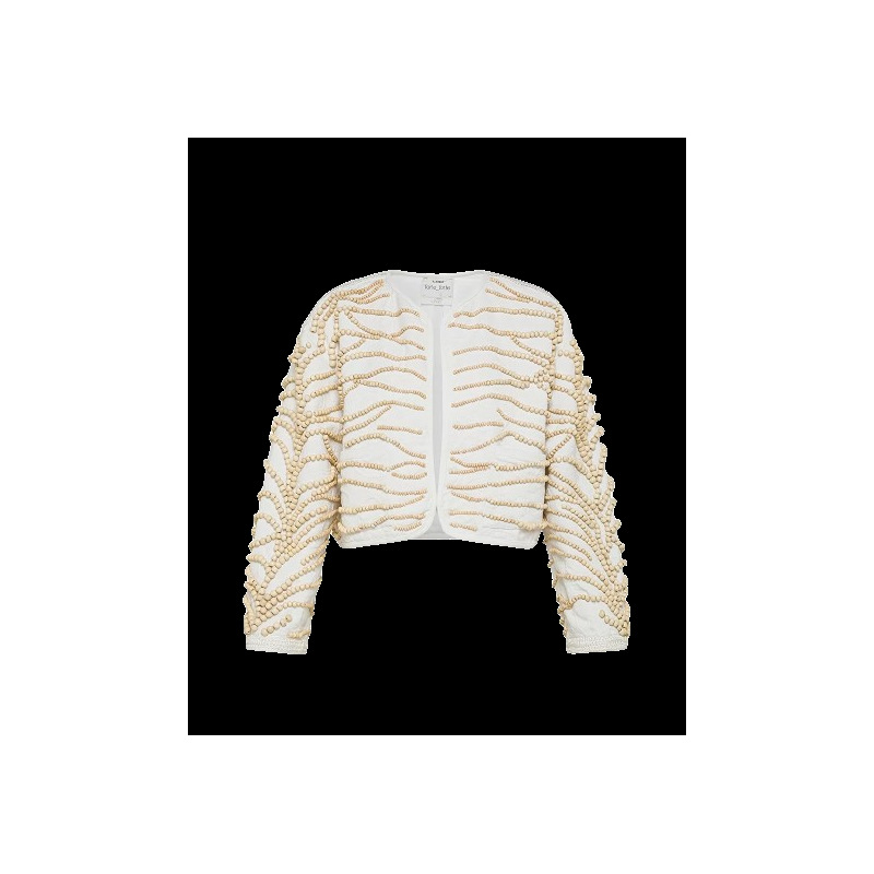 Roberto Fanella forte_forte giacca jacquard cotone macramè