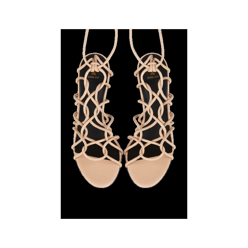 Roberto Fanella Patrizia Pepe Sandalo Intrecciato