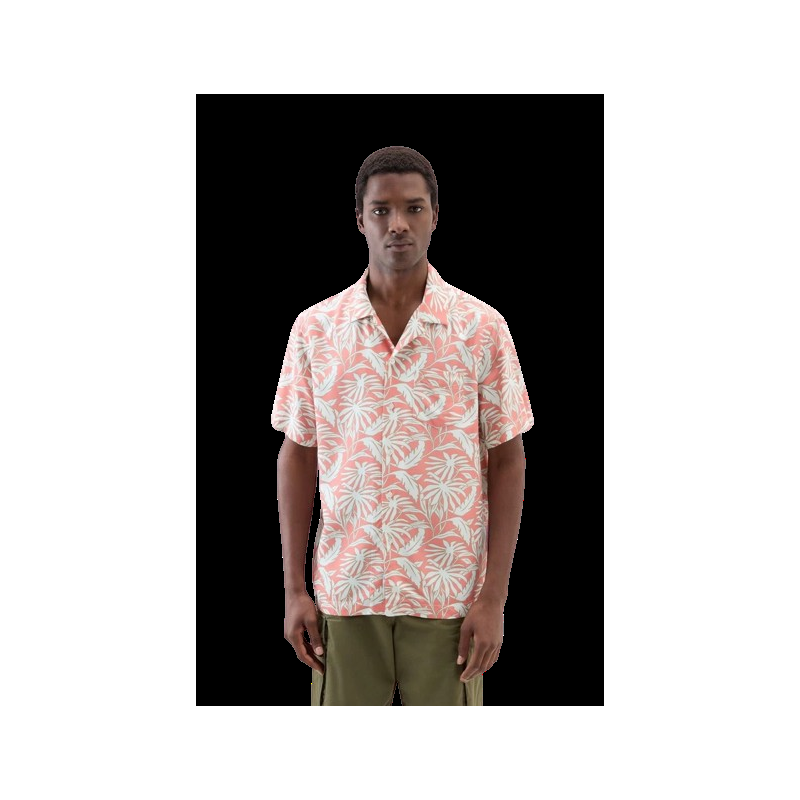 Roberto Fanella Woolrich Camicia Bowling Tropical Print