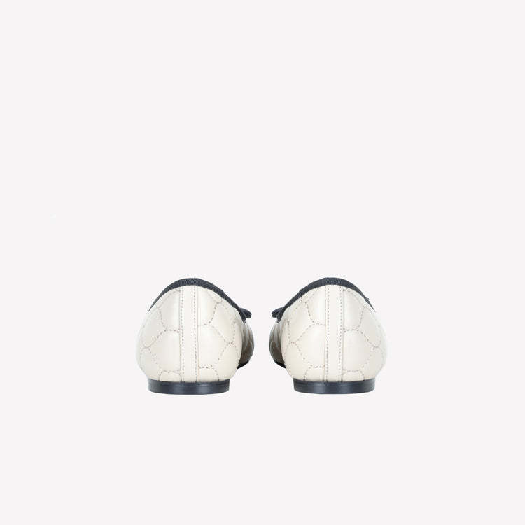 Roberto Festa BALLERINA IN NAPPA ALCE CON RICAMO TRAPUNTATO E PUNTINA FLY