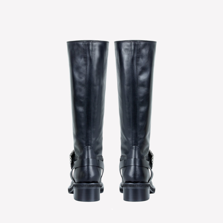 Roberto Festa BIKER IN VITELLO CON FIBBIA SWAROVSKI LIPA