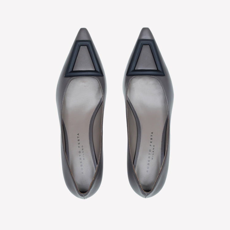 Roberto Festa DECOLLETE’ IN PELLE DI AGNELLO CON FIBBIA GOMMATA MOON