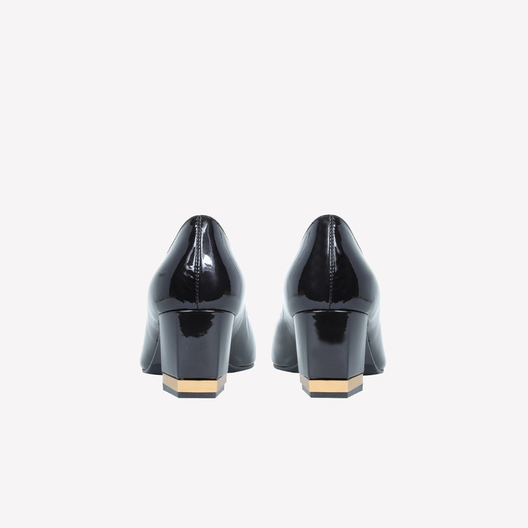 Roberto Festa DECOLLETE’ IN VERNICE CON FIBBIA IN ORO AMBRATO BRICIS