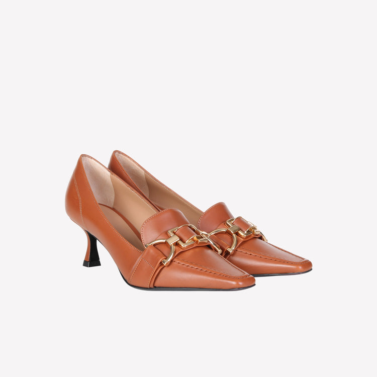 Roberto Festa MOCASSINO IN VITELLO COGNAC CON MORSETTO KESY