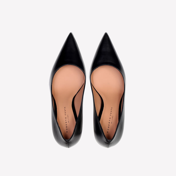 Roberto Festa DÉCOLLETÉ IN VITELLO NERO LORY