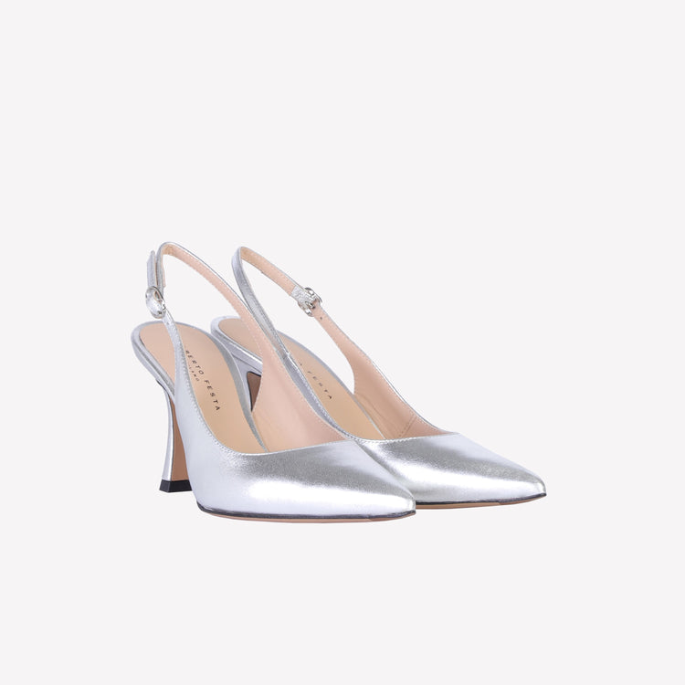 Roberto Festa SLINGBACK IN LUXOR SILVER LAVINIA