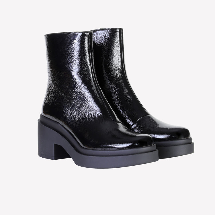 Roberto Festa STIVALETTO IN VERNICE NERO CHLOE