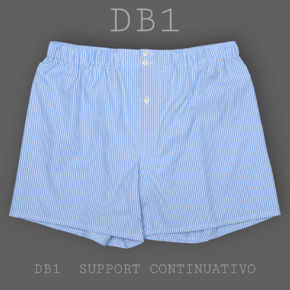 Roberto Ricetti BOXER DB1 SUPPORT - BASIC - CONTINUATIVO - RIGA FONDO AZZURRO
