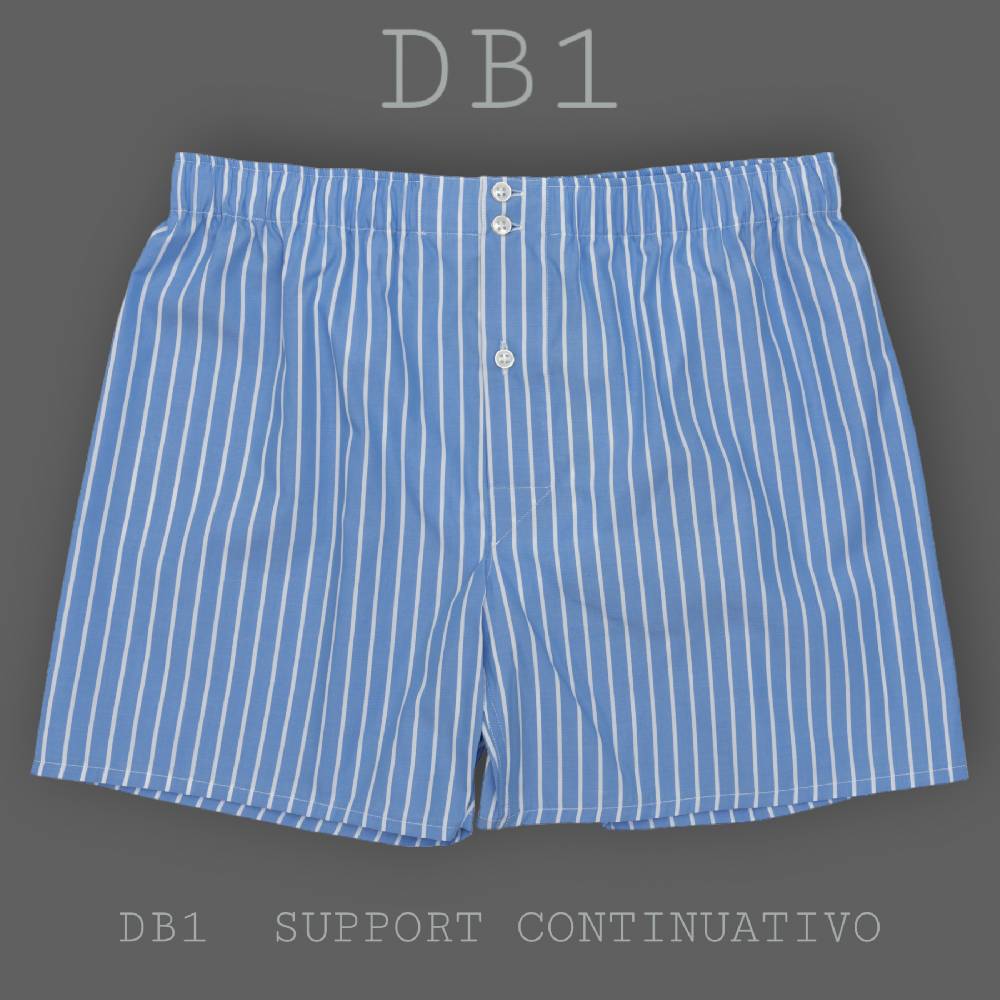 Roberto Ricetti BOXER DB1 SUPPORT - BASIC - CONTINUATIVO - RIGA FONDO AZZURRO