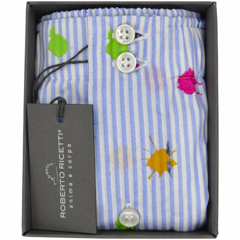 Roberto Ricetti BOXER DB1 SUPPORT - STAMPA MACCHIA MULTICOLOR