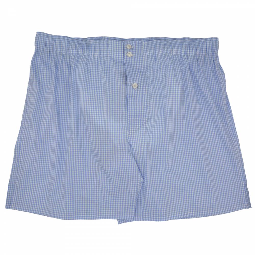 Roberto Ricetti BOXER DB9 COMFORT SUPPORT - QUADRETTO BIANCO E AZZURRO