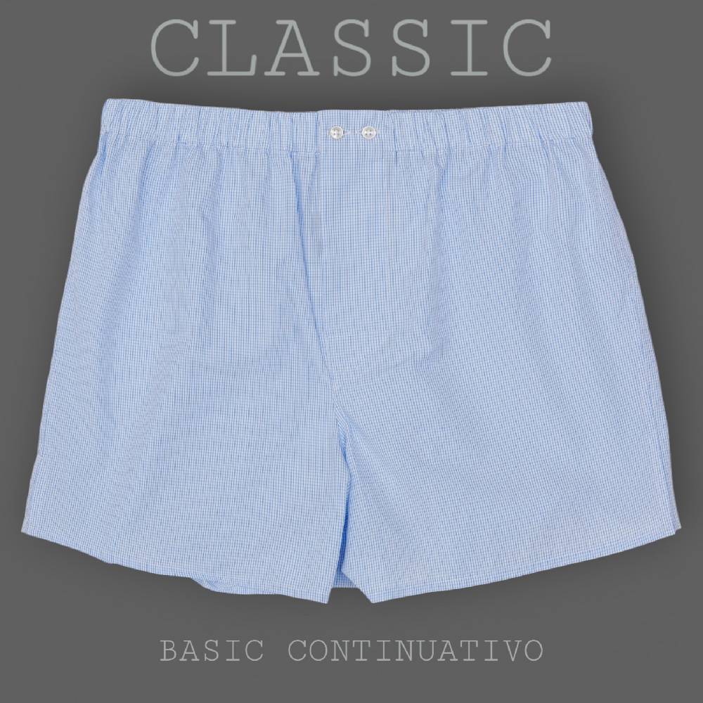 Roberto Ricetti BOXER UOMO CLASSIC - BASIC - CONTINUATIVO -MICROQUADRETTO