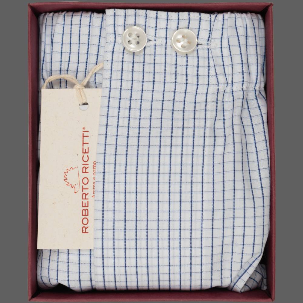 Roberto Ricetti BOXER UOMO CLASSIC - BASIC - CONTINUATIVO - QUADRETTO